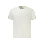 White cotton men's T-shirt by Pepe Jeans, featuring a classic fit and simple design, shown on a plain background.