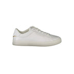 Tommy Hilfiger Bianco women's polyurethane sneakers with white design and sporty style.