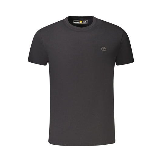 Timberland Black Cotton T-Shirt Timberland