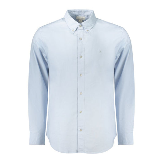 Calvin Klein Light Blue Cotton Men Shirt Calvin Klein