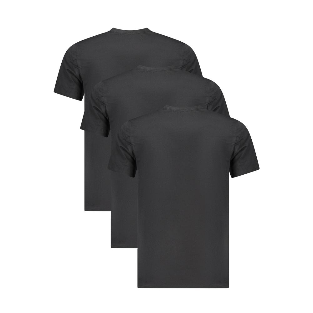 Calvin Klein Black Cotton Men T-Shirt Calvin Klein