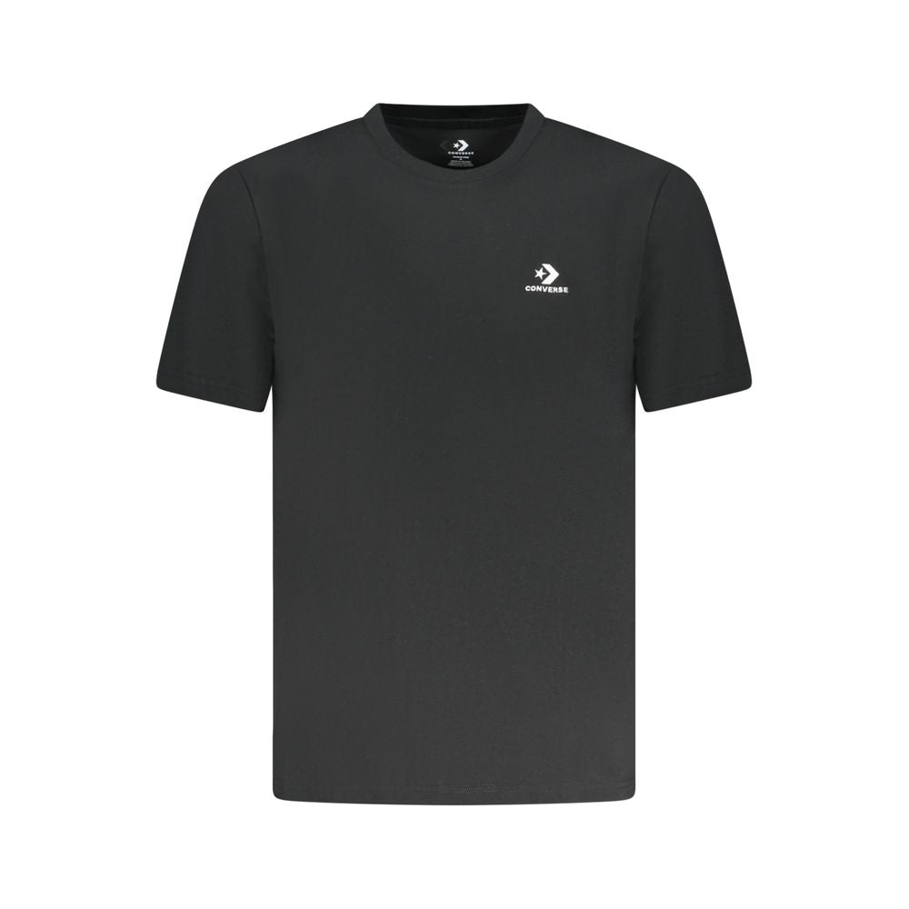 Converse Black Cotton Men T-Shirt Converse