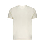 Tommy Hilfiger Beige Cotton Men T-Shirt Tommy Hilfiger