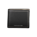 Tommy Hilfiger Nero leather men's wallet with multiple card slots and a sleek, classic design.