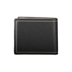Tommy Hilfiger Nero leather men's wallet with multiple card slots and sleek design.