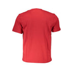 North Sails Verde cotton men's T-shirt with crew neckline and short sleeves, featuring a classic style and green color.