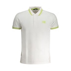 Cavalli Class White Cotton Men Polo Shirt - Eljoys Fashion 