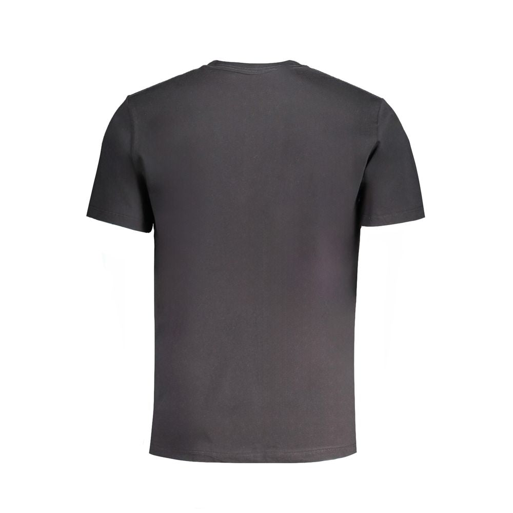 Blue cotton men's T-shirt from Pepe Jeans featuring a classic fit and crew neckline.