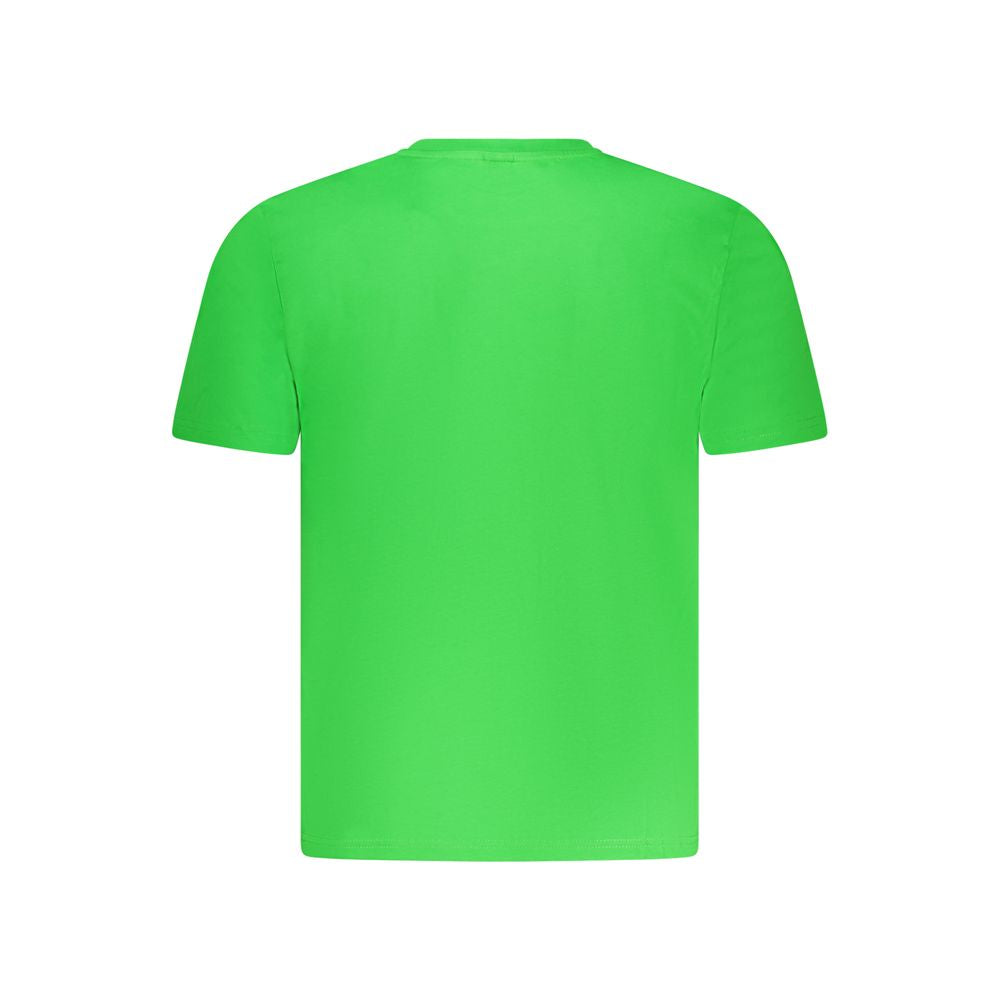 North Sails Verde cotton men's T-shirt displayed flat with short sleeves and crew neck, showcasing the casual, comfortable design.