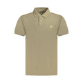 Timberland men's Marrone cotton polo shirt with a classic collar and short sleeves, featuring a subtle logo on the chest.