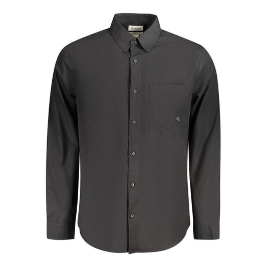 Calvin Klein Black Cotton Shirt Calvin Klein