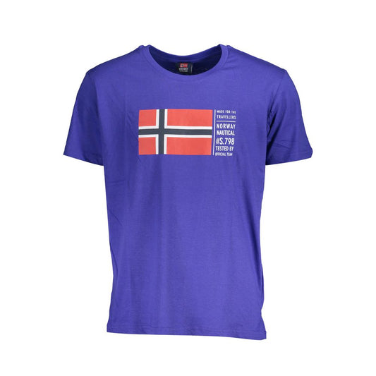Norway 1963 Blu Cotton Men T-Shirt Norway 1963
