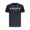 Blue cotton men's T-shirt from Armata Di Mare featuring a classic fit and crew neckline.