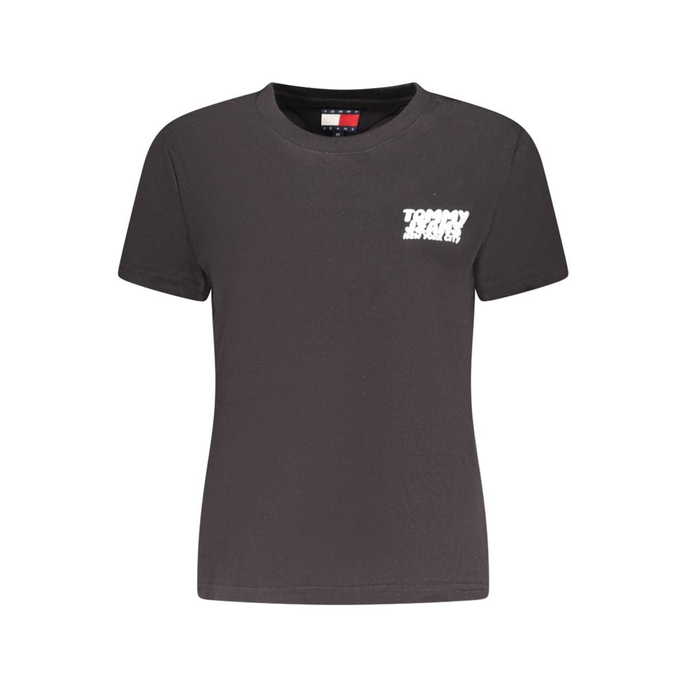 Tommy Hilfiger Black Cotton Women T-Shirt Tommy Hilfiger