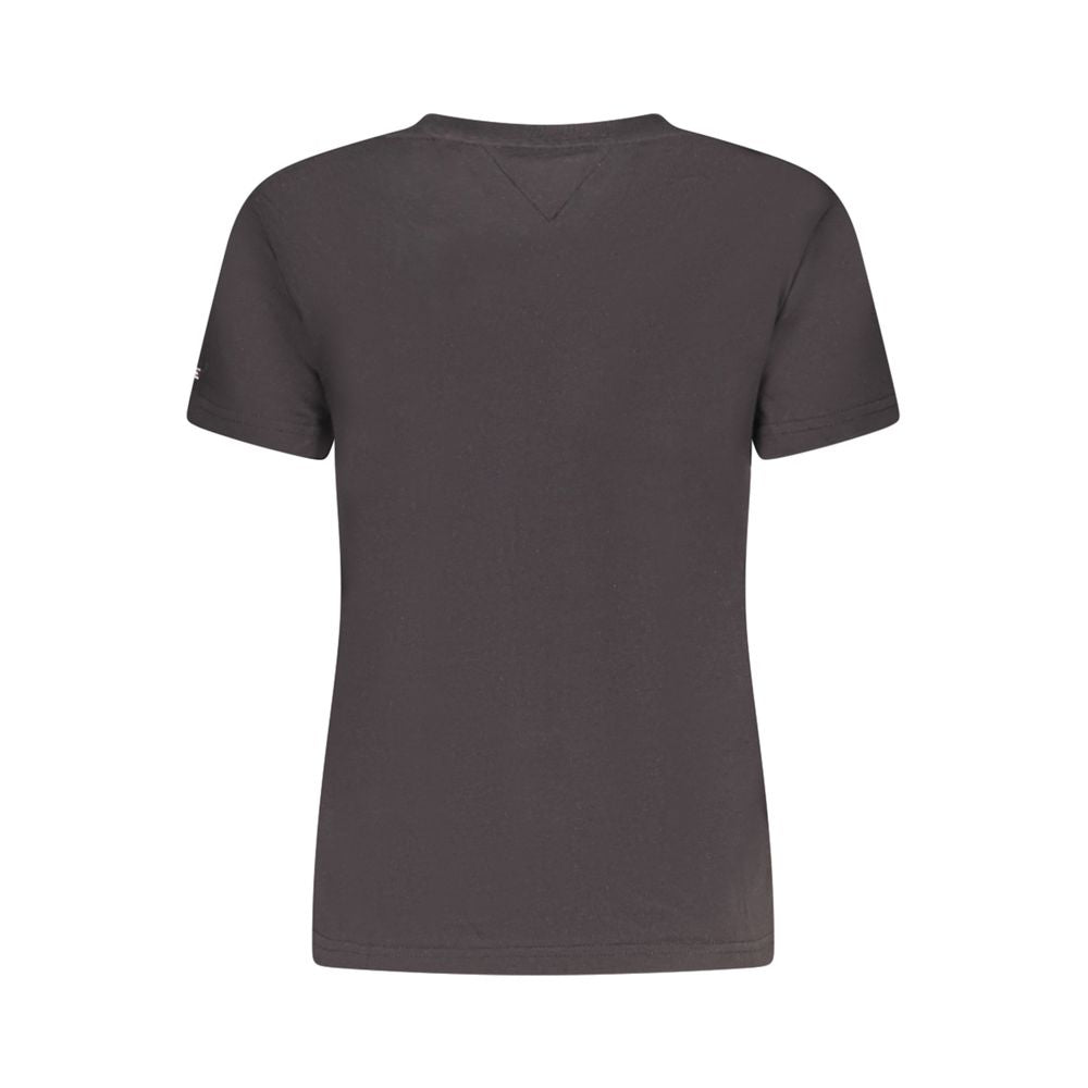 Tommy Hilfiger Black Cotton Women T-Shirt Tommy Hilfiger