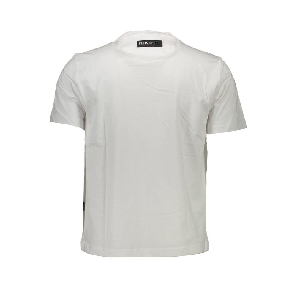 Plein Sport White Cotton Men T-Shirt Plein Sport