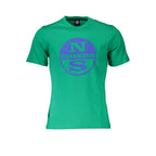 North Sails Green Cotton Men T-Shirt - Eljoys Fashion 