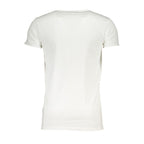 Cavalli Class White Cotton T-Shirt Cavalli Class