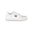 Tommy Hilfiger Bianco Pelle men's sneaker with white leather upper and casual sporty design.