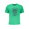 North Sails Verde cotton men's T-shirt with crew neck and short sleeves, featuring a casual fit and classic style.