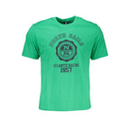 North Sails Verde cotton men's T-shirt with crew neck and short sleeves, featuring a casual fit and classic style.