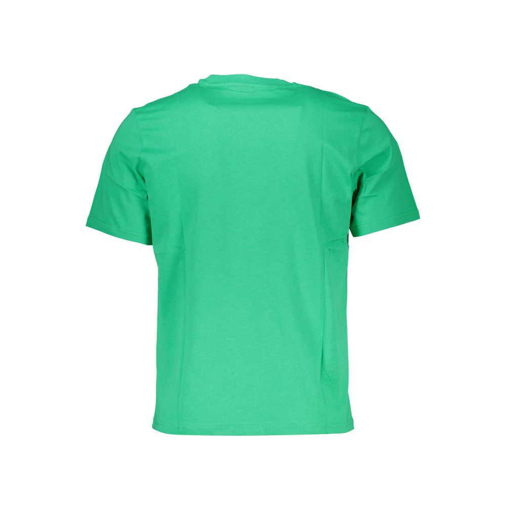 North Sails Verde cotton men's T-shirt featuring a classic crew neck and logo design in natural fabric and style.