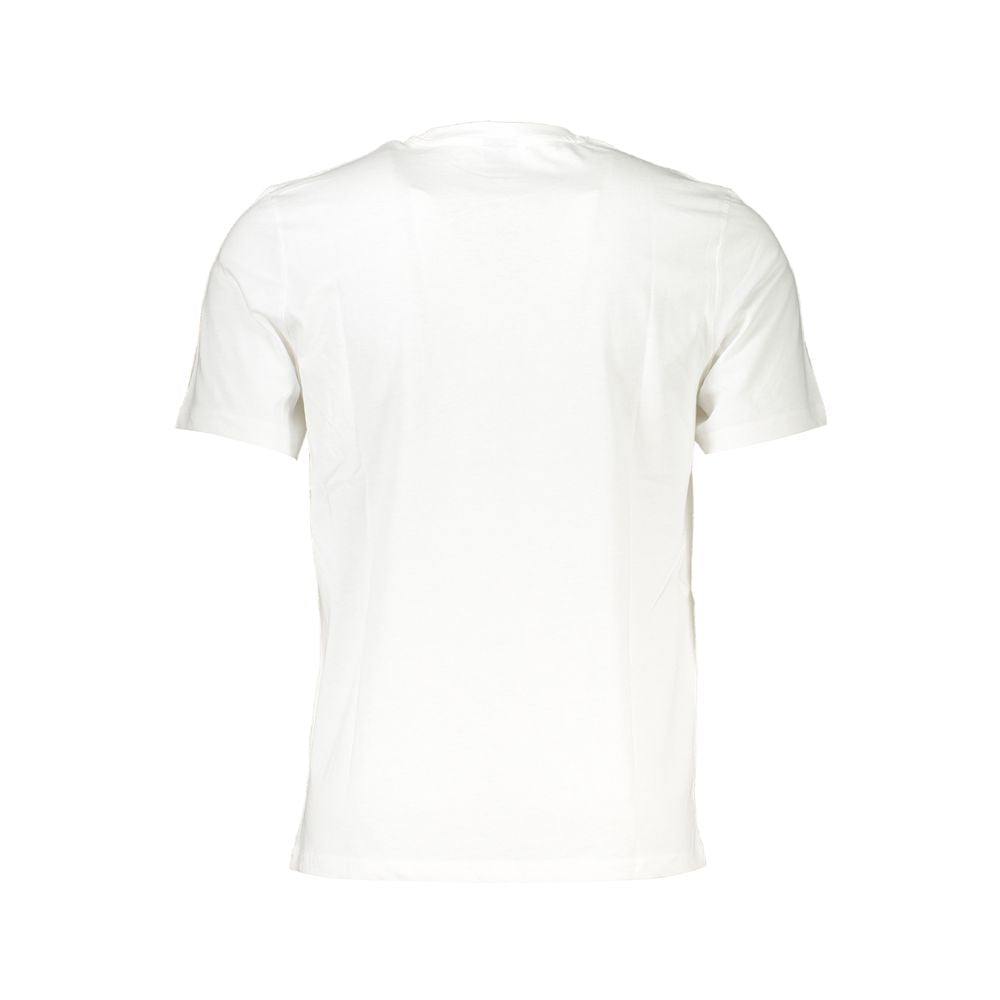 White North Sails Bianco cotton men's T-shirt displayed flat on a white background.