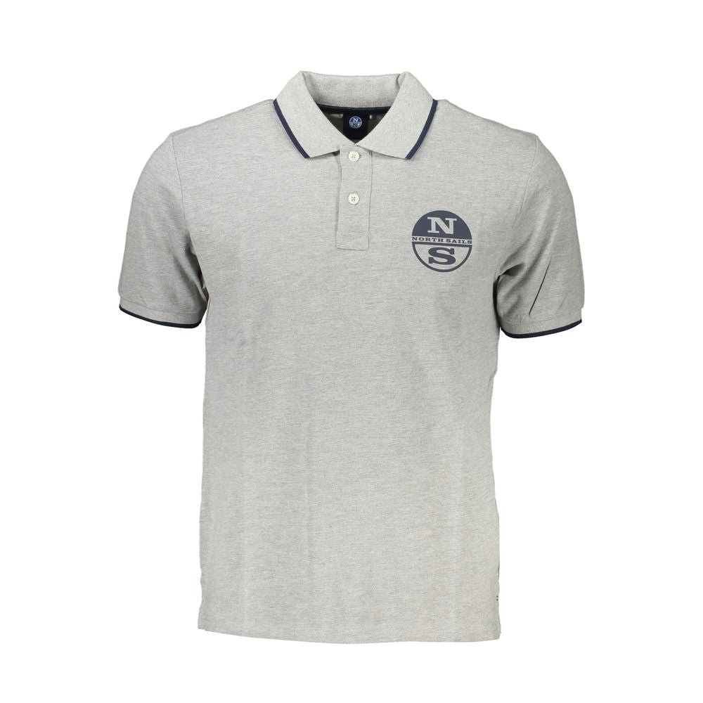 North Sails Brown Cotton Men Polo Shirt North Sails