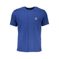 Blue North Sails men's cotton T-shirt with a crew neck and short sleeves, featuring the North Sails logo on the chest.