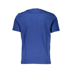 Blue cotton men's T-shirt by North Sails featuring a classic crewneck and relaxed fit.
