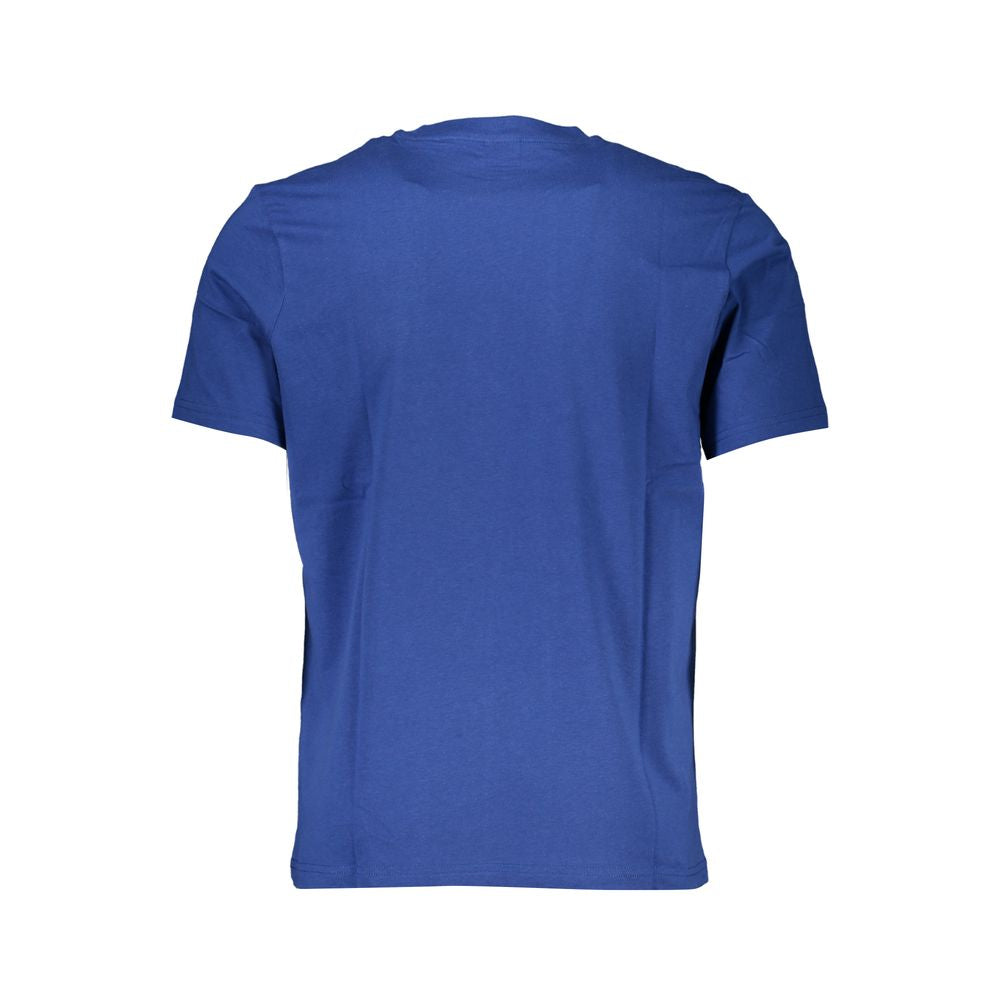 Blue cotton men's T-shirt by North Sails featuring a classic crewneck and relaxed fit.