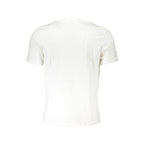 White North Sails Bianco cotton men's T-shirt displayed flat with visible branding and classic crew neck design.