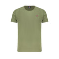 Norway 1963 Verde Cotton Men’s T-Shirt featuring a casual fit and classic design, displayed on a plain background.