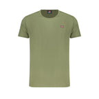 Norway 1963 Verde Cotton Men’s T-Shirt featuring a casual fit and classic design, displayed on a plain background.