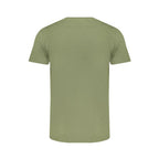 Norway 1963 Verde Cotton Men’s T-Shirt featuring a casual fit and classic design, displayed on a plain background.