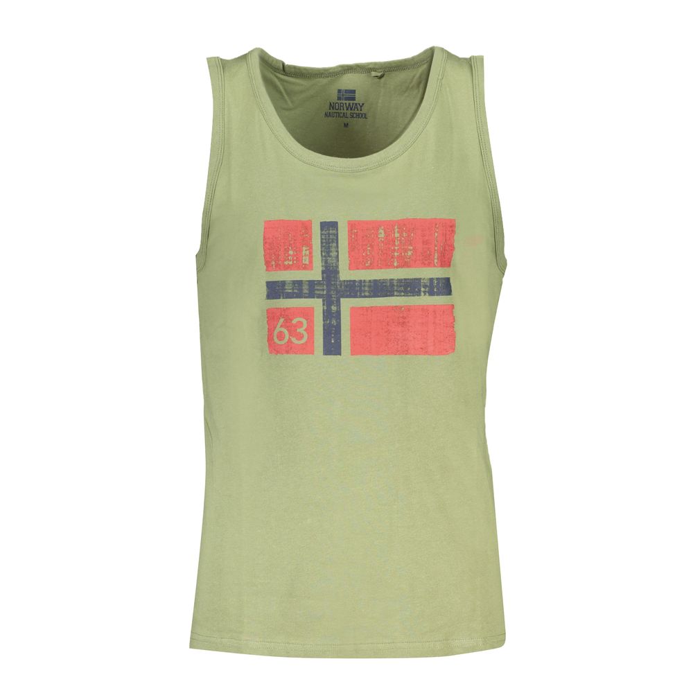 Norway 1963 Green Cotton Men Shirt Norway 1963