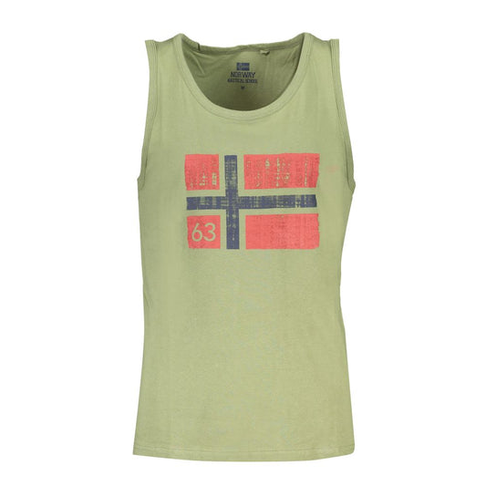 Norway 1963 Green Cotton Men Shirt Norway 1963