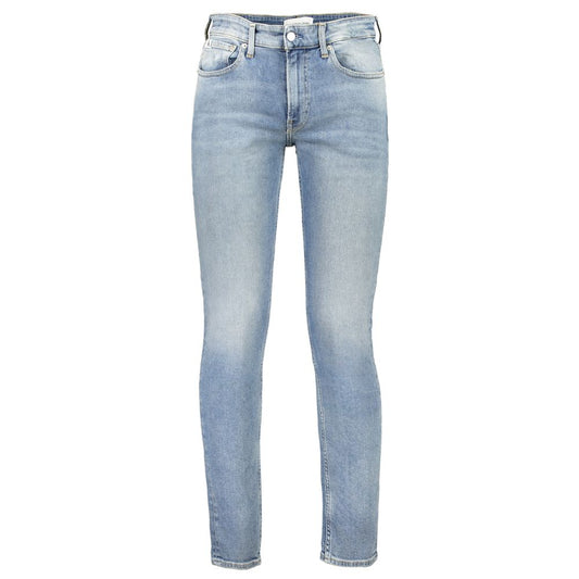 Calvin Klein Blue Cotton Jeans & Pant Calvin Klein