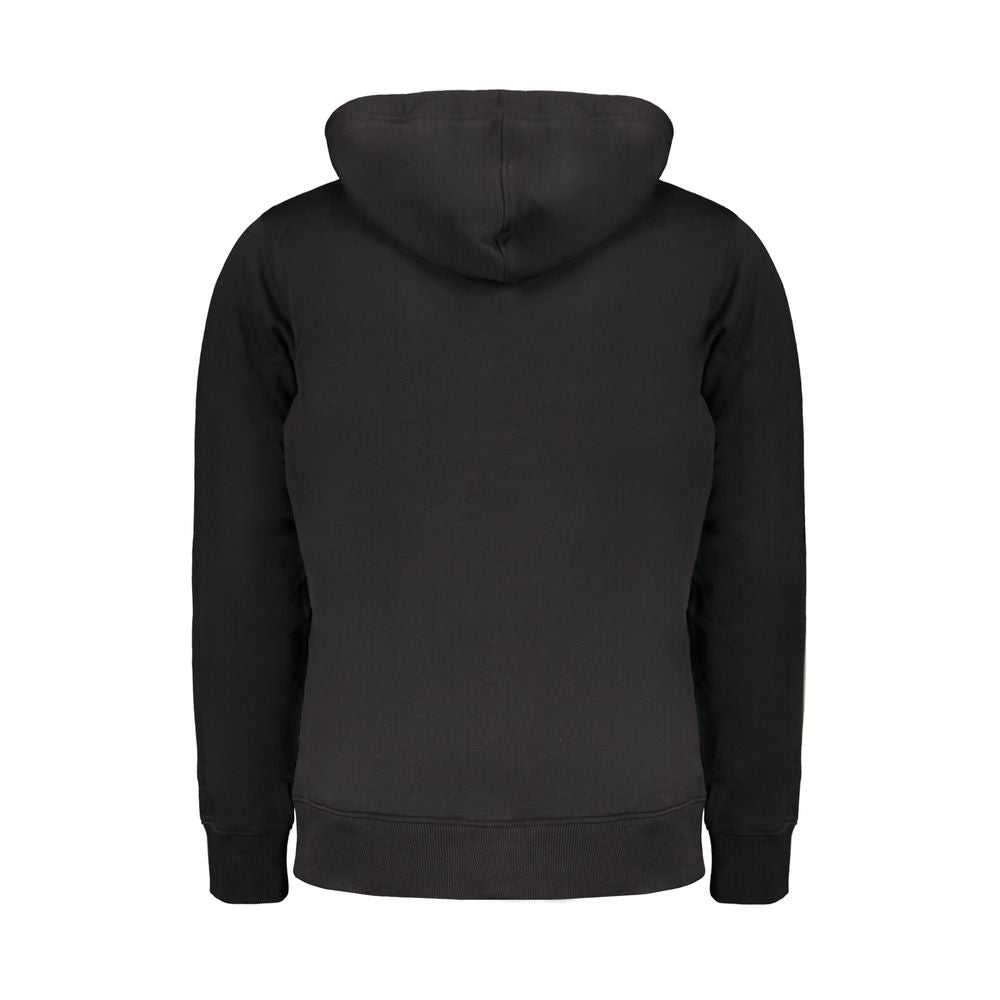 Calvin Klein Nero cotton men's sweatshirt with crew neck and long sleeves, featuring the brand logo on the chest.