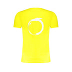 Yellow cotton men's T-shirt by Trussardi, featuring a classic crew neck and casual fit.
