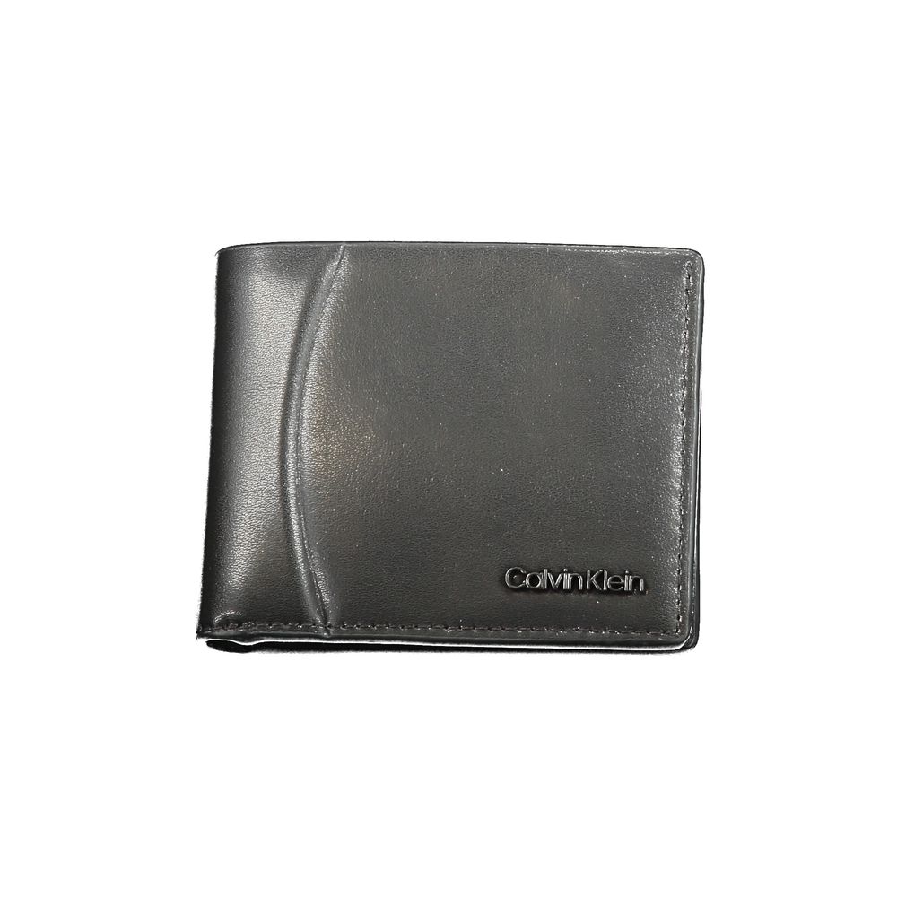 Calvin Klein Black Leather Wallet Calvin Klein