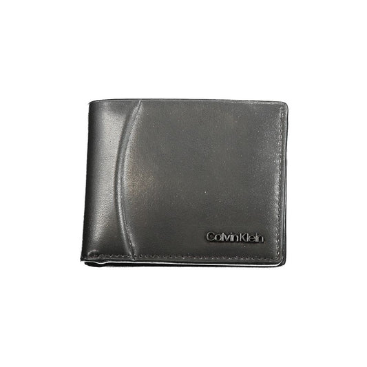 Calvin Klein Black Leather Wallet Calvin Klein