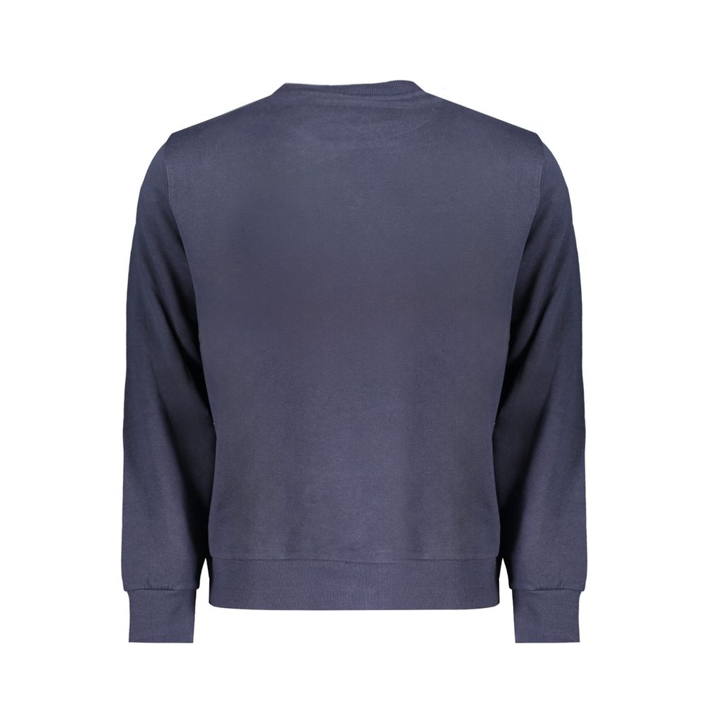 Blue cotton men's sweatshirt by North Sails, featuring a classic crewneck design and logo detail.