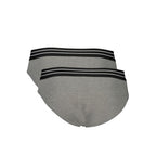Cavalli Class Grigio Cotton men's underwear with elastic waistband and logo, comfortable and stylish for everyday wear.