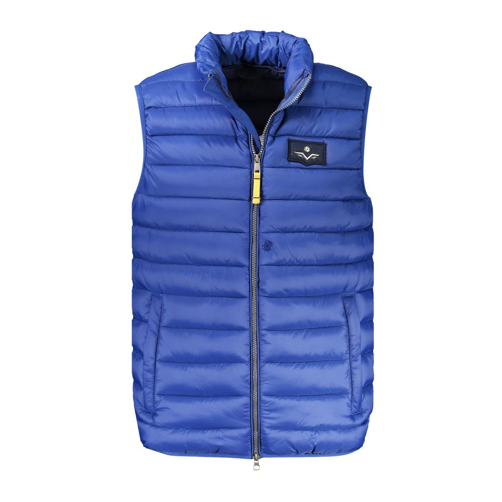 Armata Di Mare Blue Polyamide Men Jacket Armata Di Mare