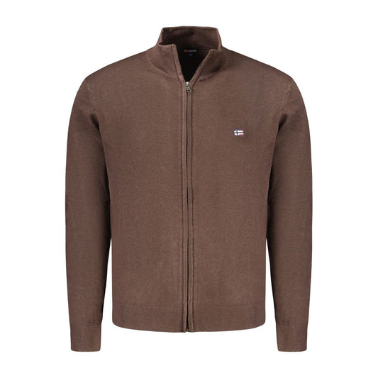 Norway 1963 Brown Polyamide Men Cardigan Norway 1963