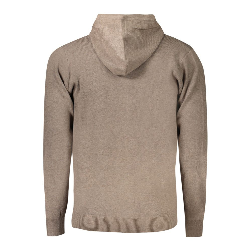 Norway 1963 Brown Polyamide Men Cardigan Norway 1963