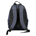 North Sails Blu Polyester Men’s Backpack with adjustable straps and multiple compartments, designed for durability and style.