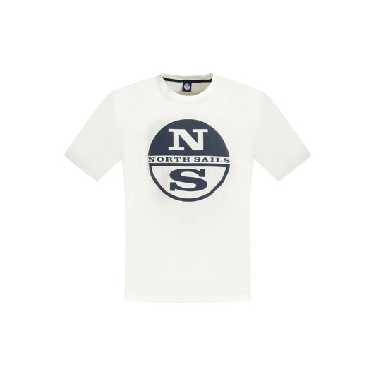 North Sails White Cotton Mens TShirt North Sails