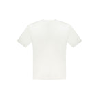 White cotton men's T-shirt from North Sails featuring a classic fit and crew neck design.